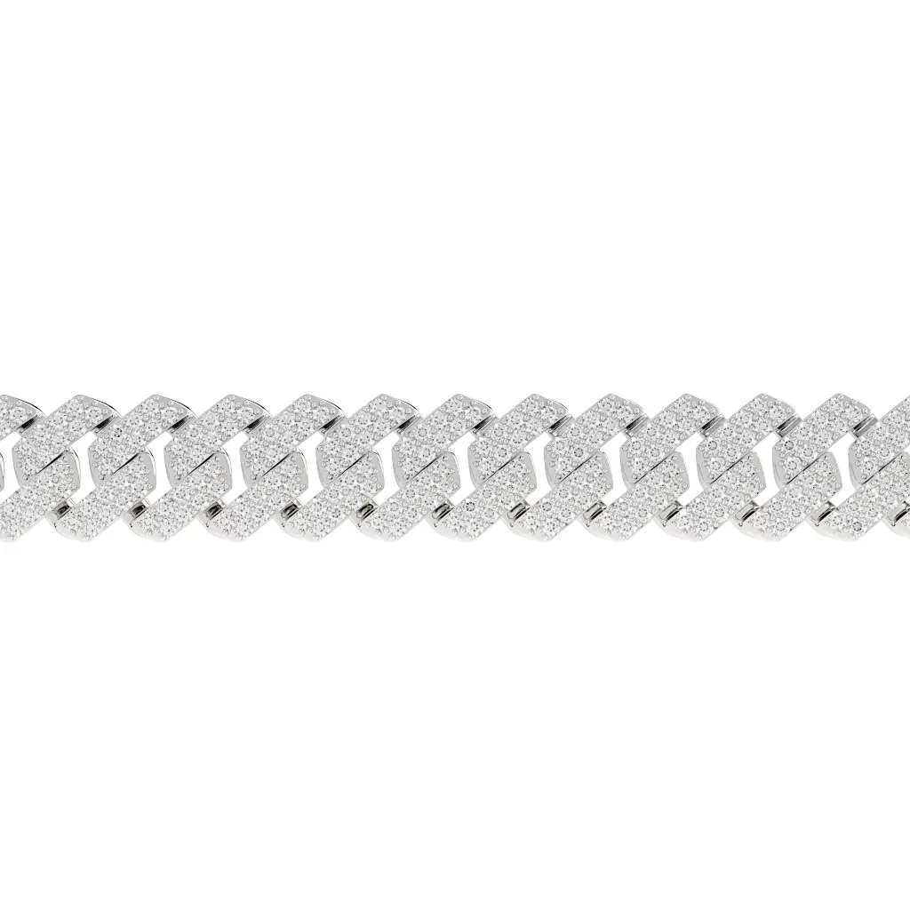 Hiphop Double Rows Cuban Necklace - V1.webp