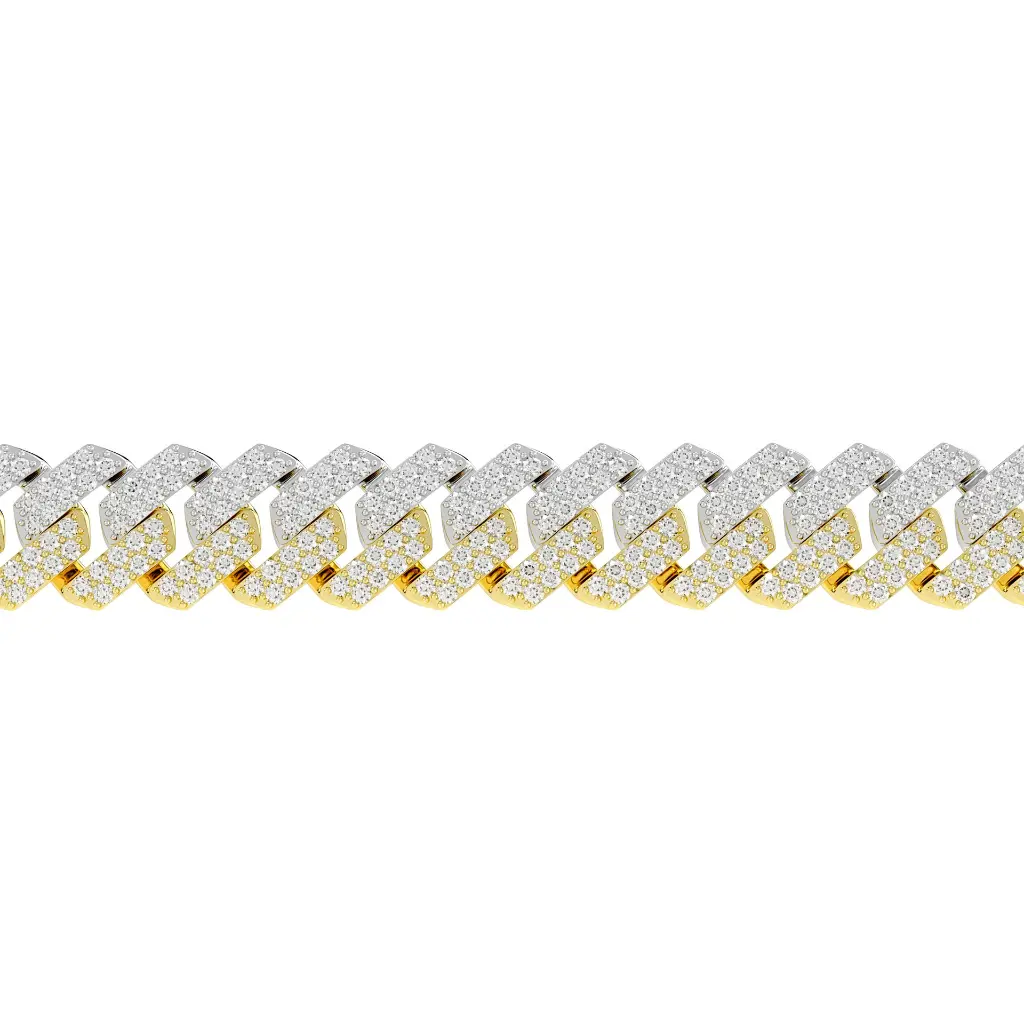 2-Tone Hiphop Cuban Necklace - V1.webp