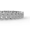 Hiphop Double Rows Cuban Bracelet