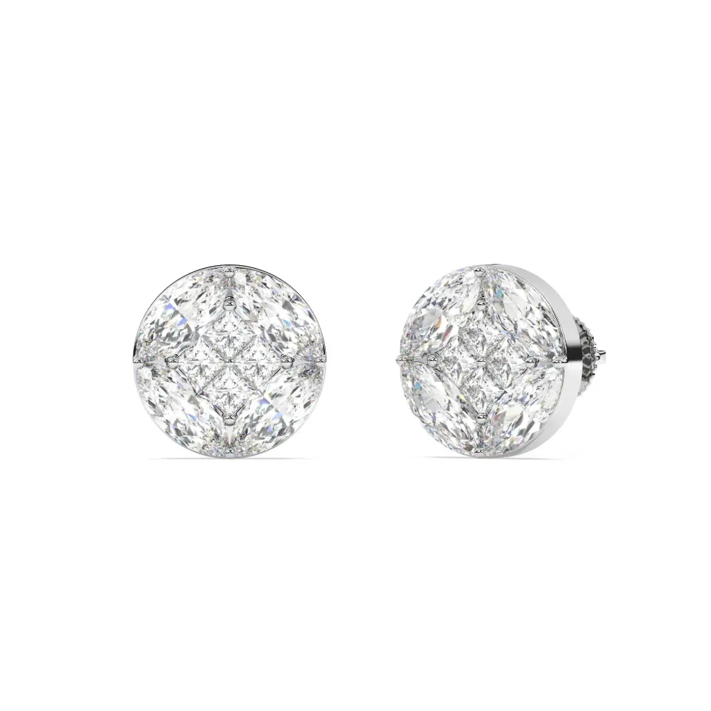 Stud Earrings Screwback