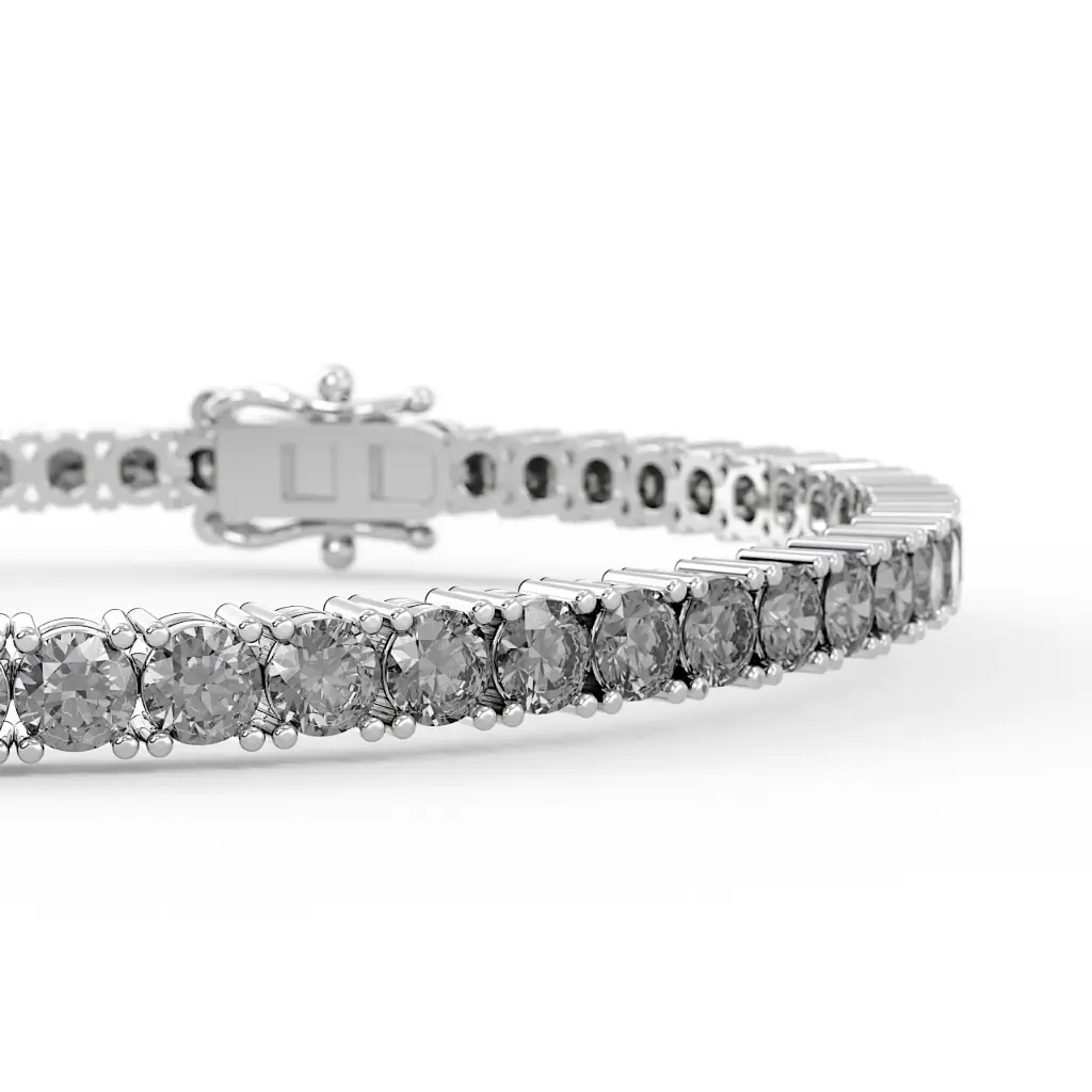 Gray Color  Tennis Bracelet