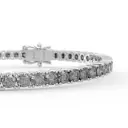 Gray Color  Tennis Bracelet